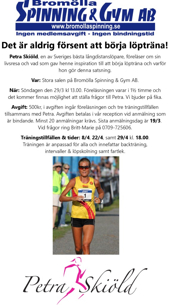 Petra Skiöld Föreläsning Stående